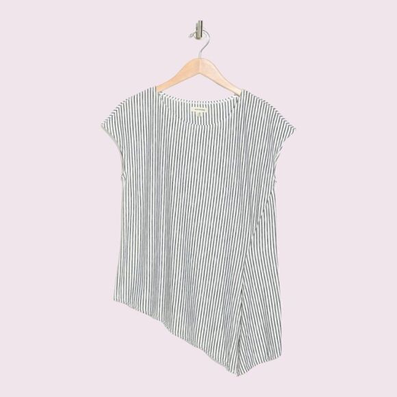 Max Studio Jersey Cap Sleeve Side Tie Top - Picture 4 of 5